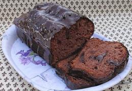 Chec pufos cu ganache de ciocolată