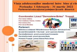 Activitate „Viaţa adolescenţilor moderni între bine şi rău!” Liceul „Demostene Botez” Trușești