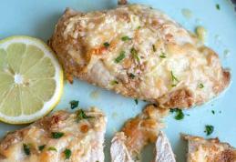 Piept de pui cu lămâie la cuptor