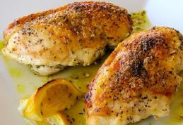 Piept de pui cu lămâie la cuptor