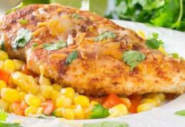 Pui cu mix de legume