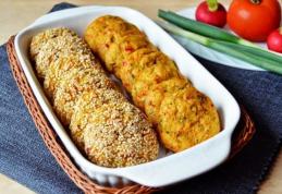Chiftele cu legume coapte, nu prăjite!