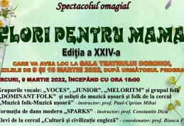 Clubul Copiilor Dorohoi: Spectacol omagial „Flori pentru mama” 2022. Vezi programul!