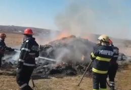 90 hectare și o casă au ars în 11 incendii care au avut loc într-o singură zi în județ