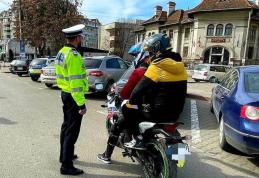Acțiune pentru prevenirea accidentelor cu bicicliști motocicliști și trotinete electrice - FOTO