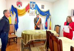 Ceremonie de depunere a jurământului la Primăria Comunei Ibănești - FOTO