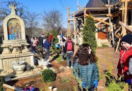 „Voluntariat pentru suflet și natură!” cu elevi de la Liceul „Demostene Botez” Trușești - FOTO