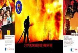 Cel puțin cinci incendii pe zi produse la Botoșani, luna trecută