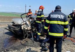 Accident cu patru victime la Stăuceni - FOTO