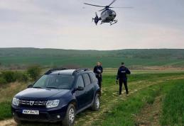 Trecere ilegală a frontierei de stat descoperită din elicopter