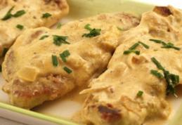 Mușchi de porc cu sos de muștar