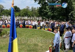 Eroii comemorați la Dorohoi în zi de Înălțare - FOTO