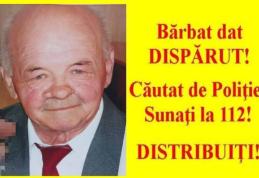 Bătrân din Dorohoi dispărut fără urmă. Poliția cere ajutorul populației