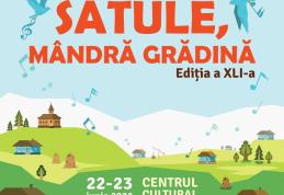 Concursul Cântecului Popular Românesc „SATULE, MÂNDRĂ GRĂDINĂ”