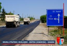 Asfaltare finalizată pe Lotul 1 din Drumul Strategic - FOTO