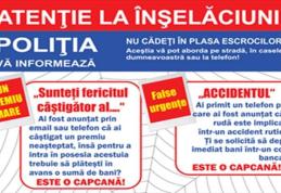 Dorohoi: Campanie de informare și prevenire a infracționalității „Seniorii noștri nu pot fi păcăliți!”