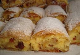 Strudel cu brânză dulce