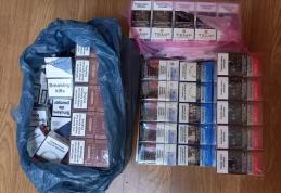 Bișițari prinși cu țigări în Piața Centrală. Peste 130 de pachete de țigări confiscate