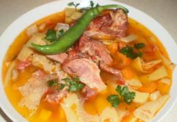 Supă de cartofi cu kaizer și usturoi!