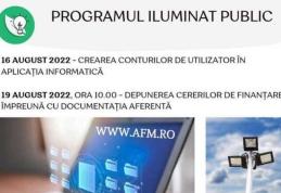 Administrația Fondului de Mediu a lansat etapa de înscriere în Programul Iluminat Public 2022