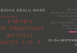 A patra ediție a „Taberei din pridvorul satului” găzduită de Parohia Dealu Mare