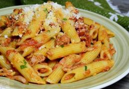 Penne cu ton
