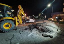 Avarie la conducta de apă! Municipiul Dorohoi și două comune afectate de acest incident - FOTO