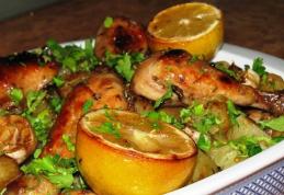 Pulpe de pui la cuptor cu cartofi și ierburi