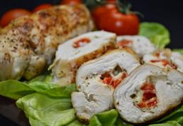 Rulouri de pui cu legume