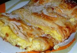 Ștrudel cu brânză dulce