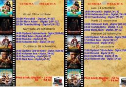 Vezi ce filme vor rula la Cinema „MELODIA” Dorohoi, în săptămâna 24-30 octombrie