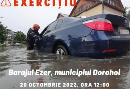 EXERCIȚIU: Intervenție în caz de inundații în aval de acumularea Ezer