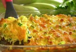 Dovlecei cu brânză, la cuptor