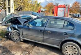 Două persoane au avut nevoie de îngrijiri medicale, în urma unui accident rutier produs, în urmă cu puțin timp