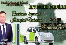 Comuna Ibănești înaintează cu pași repezi spre dezvoltare - Stații de încărcare pentru vehiculele electrice!