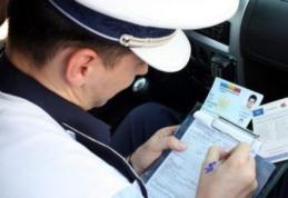 Şofer prins cu autorizaţia de circulaţie provizorie, expirată