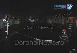Pompierii au intervenit de urgență după ce o autoutilitară a rupt o conductă de gaz din Dorohoi - FOTO