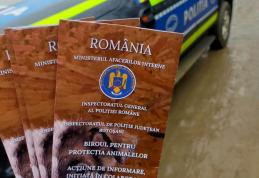 Activități preventive desfășurate de polițiștii biroului pentru protecția animalelor - FOTO