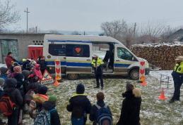 Laboratorul de educație rutieră la Școala Gimnazială „Dimitrie Pompeiu” Broscăuți