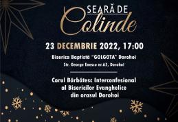 Seară de colinde organizată la Biserica Baptistă „Golgota” din Dorohoi