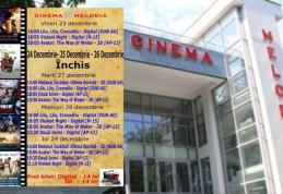 Vezi ce filme vor rula la Cinema „MELODIA” Dorohoi, în săptămâna 23 – 30 decembrie – FOTO