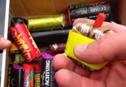 Peste 200 de articole pirotehnice confiscate de polițiștii din Dorohoi