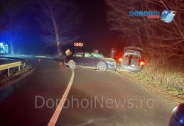 Accident la Șendriceni! Două persoane au ajuns la spital după impactul dintre două mașini – FOTO