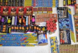 Articole pirotehnice confiscate după percheziții în Darabani, Hudești, Suharău, Păltiniș și Mileanca