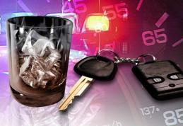 Dărăbănean prins băut la volan