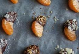 Clementine cu ciocolată: desert rapid și fresh!