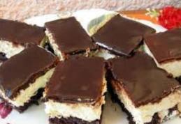 Prăjitură cu cocos și ciocolată