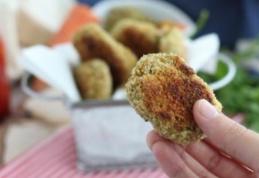 Nuggets de pui cu mazăre și morcov
