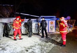 Persoanele fără adăpost, adunate de pe străzi de pompieri și polițiștii locali - FOTO