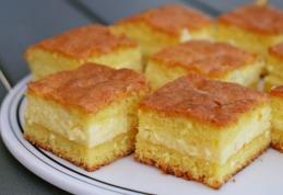 Prăjitură cu brânză cu foaie turnată